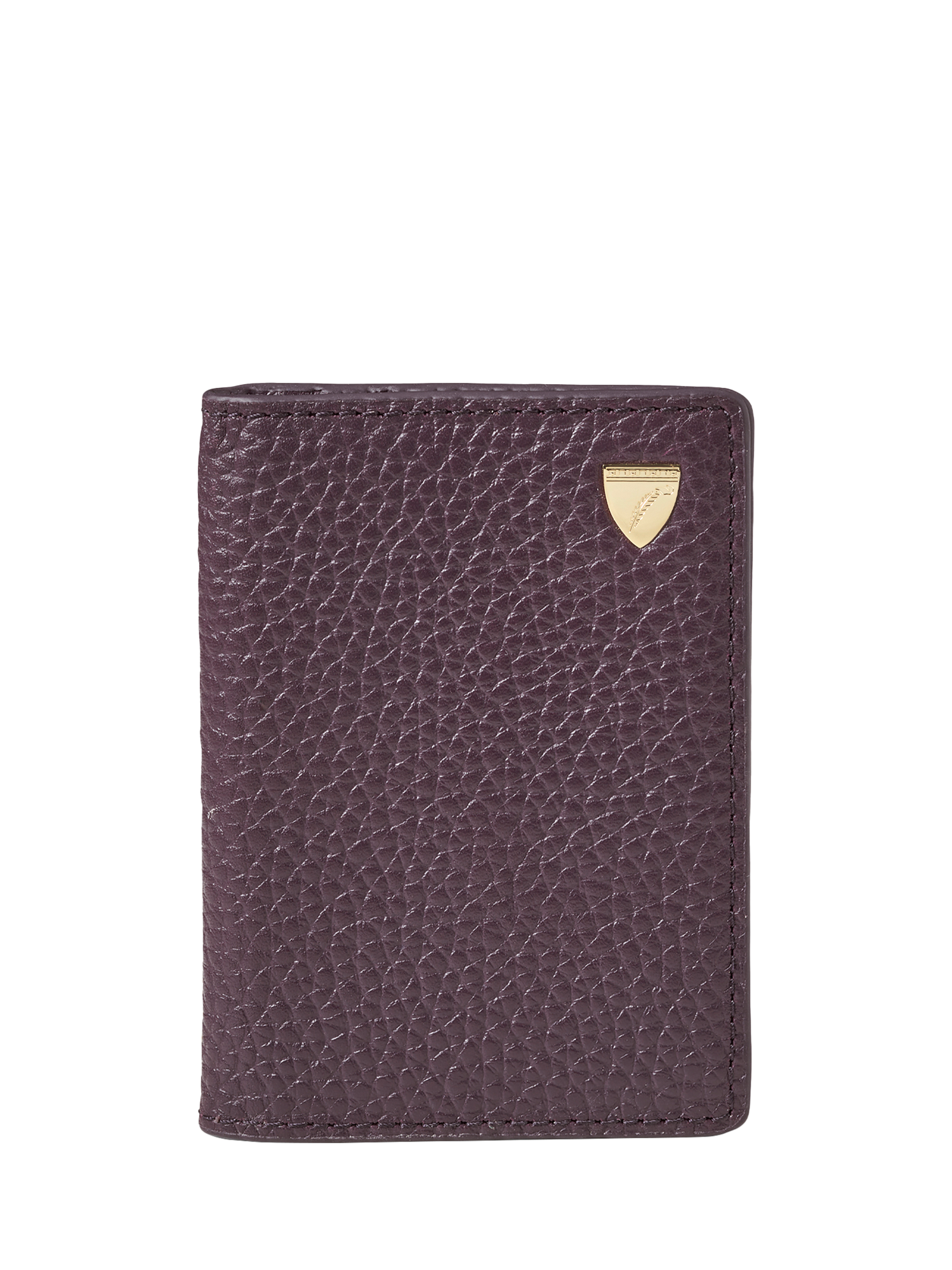 Product image 2 of 5, which shows Aspinal of London Leather Double Fold Card Holder, Fig