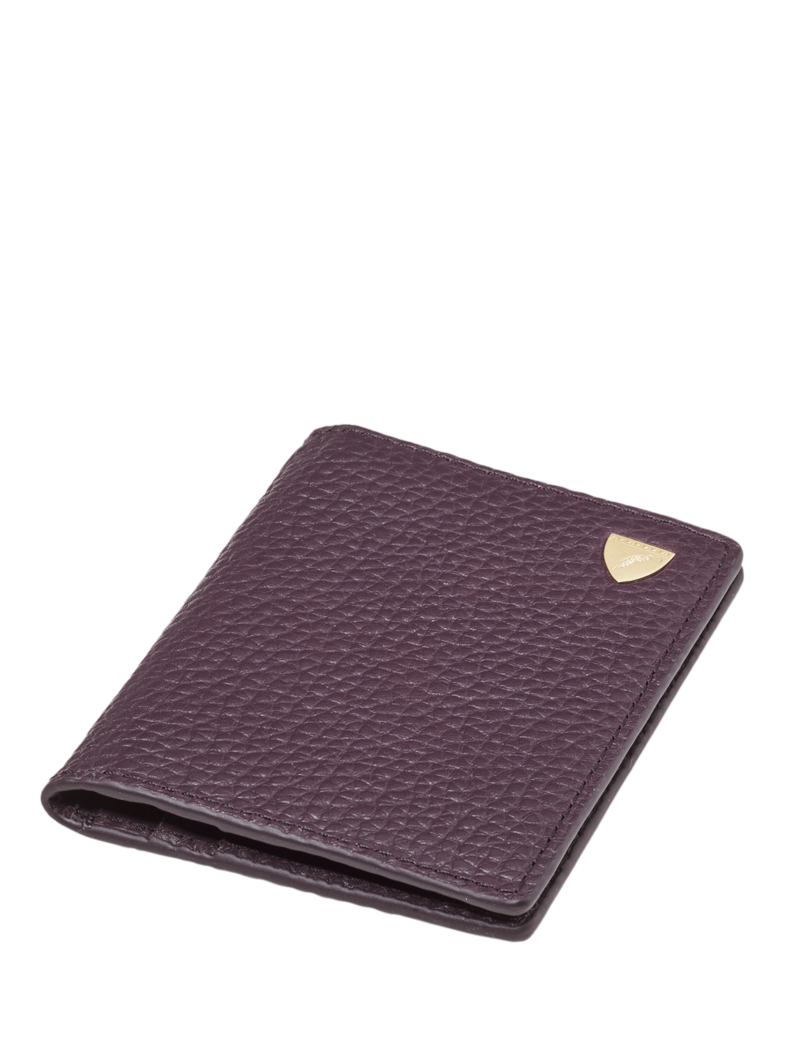 Product image 3 of 5, which shows Aspinal of London Leather Double Fold Card Holder, Fig