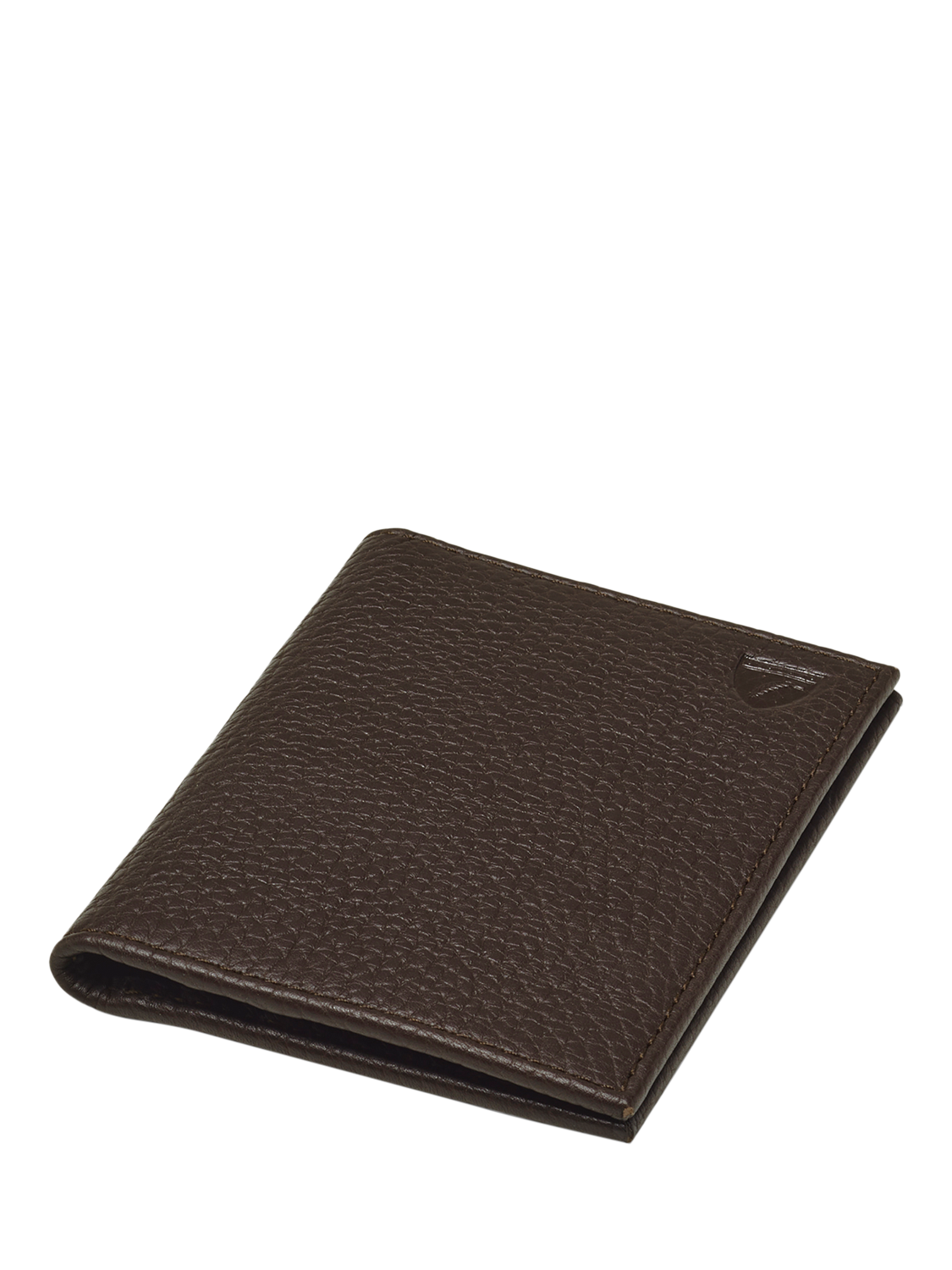 Product image 4 of 4, which shows Aspinal of London Double Fold Card Case, Chocolate