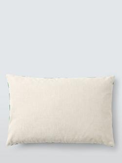 Scion Oakham Embroidery Cushion - view 2, Forest Green