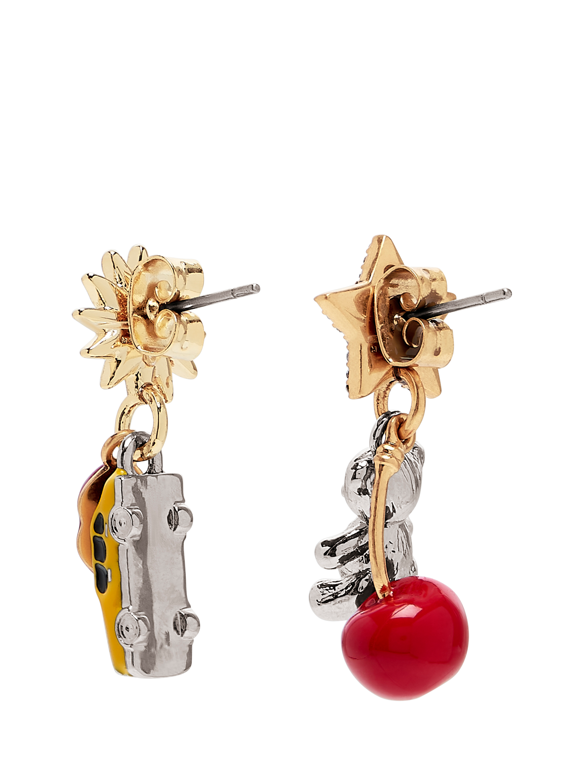 Product image 2 of 2, which shows Marc Jacobs Trinket NY Charm Earrings, Silver/Multi