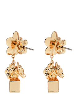 Marc Jacobs Daisy Fragrance Drop Earrings, Gold - view 2, Gold