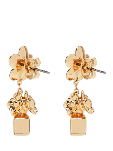 Marc Jacobs Daisy Fragrance Drop Earrings, Gold - view 2, Gold
