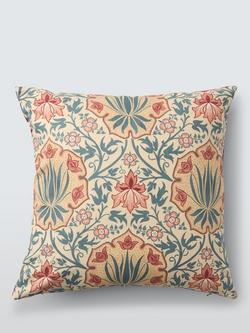 Morris & Co. Iris & Rose Cushion, Multi, Multi