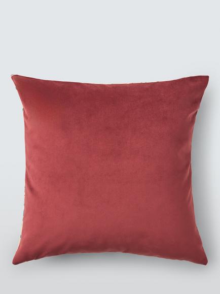 Morris & Co. Iris & Rose Cushion, Multi - view 2, Multi