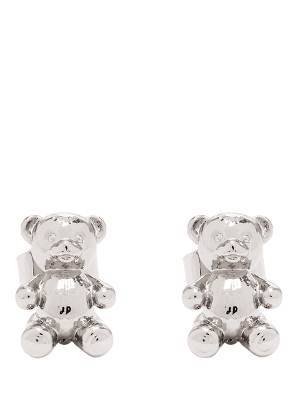 Marc Jacobs Bear Stud Earrings, Light Antique Silver, Light Antique Silver