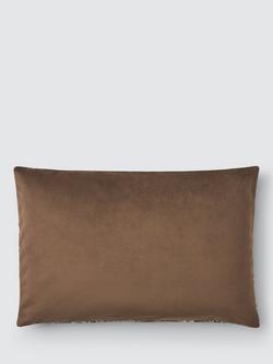 Morris & Co. Scrolling Tulip Cushion - view 2, Plum