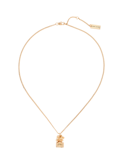 Marc Jacobs Mini Icon Daisy Necklace, Gold - view 2, Gold