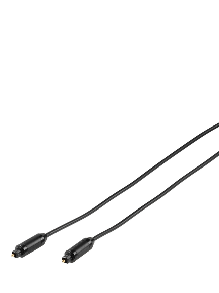 Vivanco Fibre Optic Cable, 1m, Black, Black
