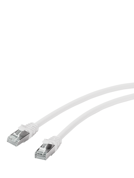 Vivanco Cat 7 Network Ethernet Cable, 5m, White, White