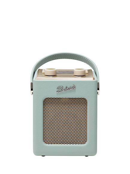 Roberts Revival Mini DAB/DAB+/FM Bluetooth Portable Digital Alarm Clock Radio, Duck Egg