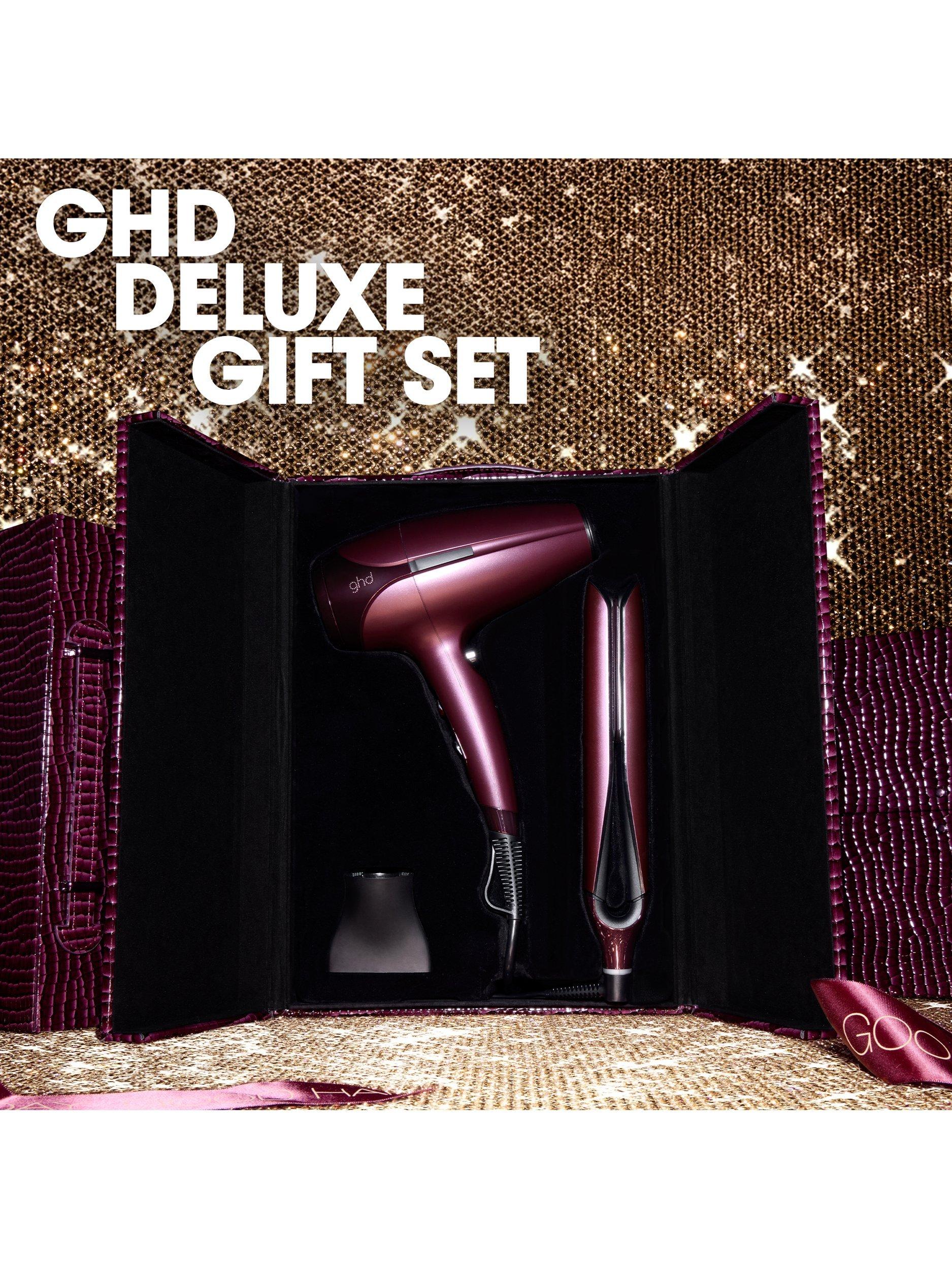 Product image 4 of 8, which shows ghd Chronos & Helios Limited Edition Deluxe Gift Set, Cherry