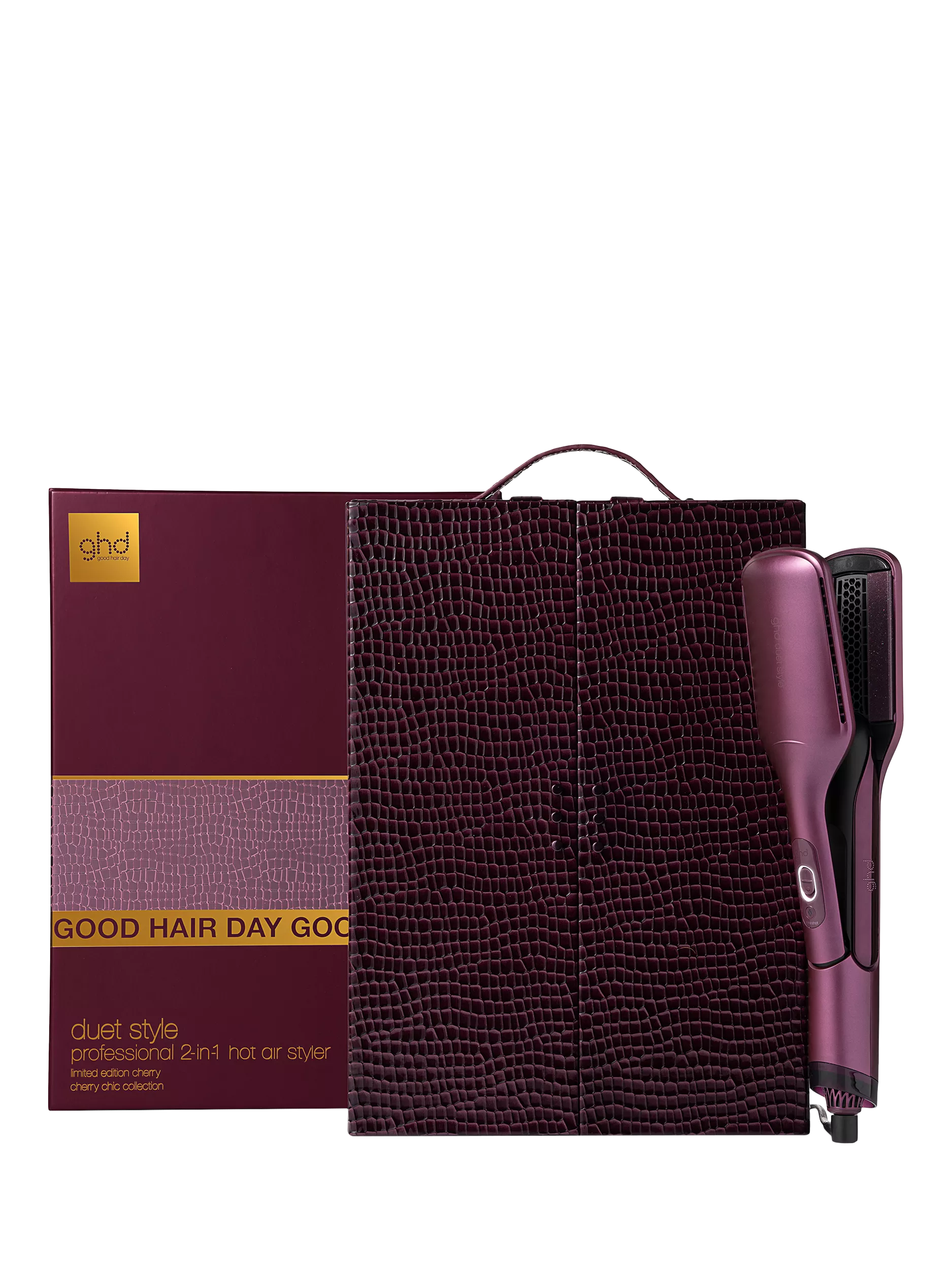 ghd Duet Style Hair Styler Gift Set, Cherry