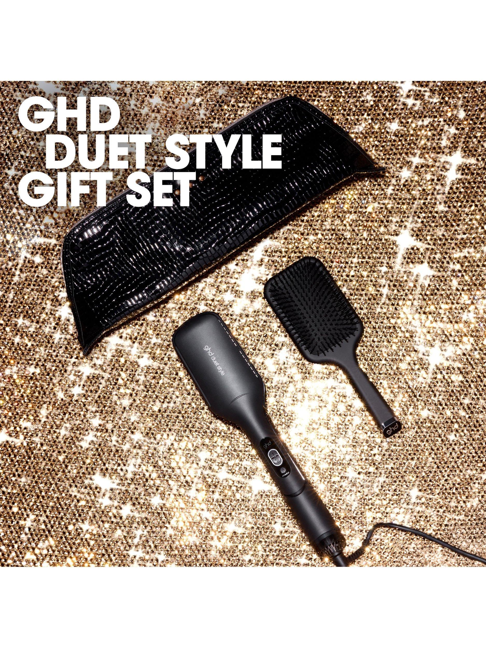 Product image 3 of 7, which shows ghd Duet Style Hair Styler Gift Set, Black