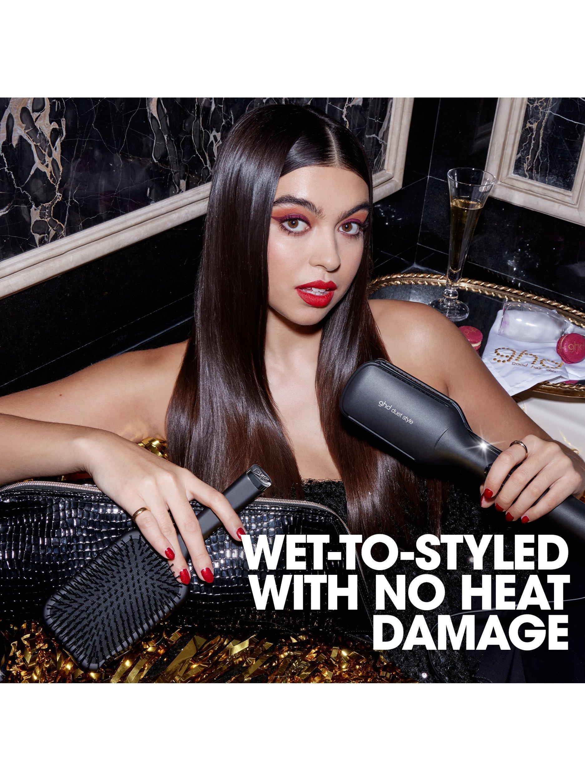 Product image 6 of 7, which shows ghd Duet Style Hair Styler Gift Set, Black