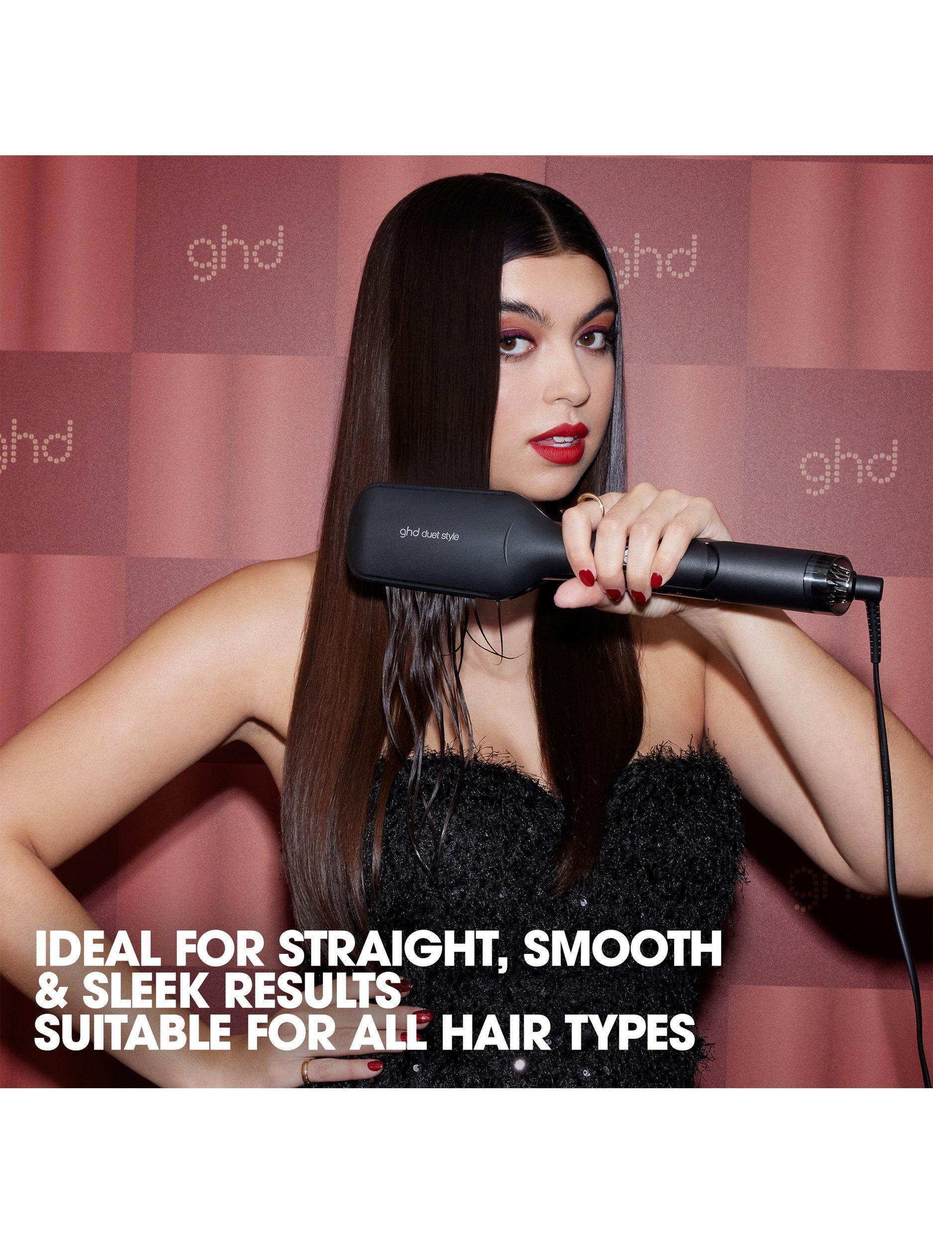 Product image 7 of 7, which shows ghd Duet Style Hair Styler Gift Set, Black