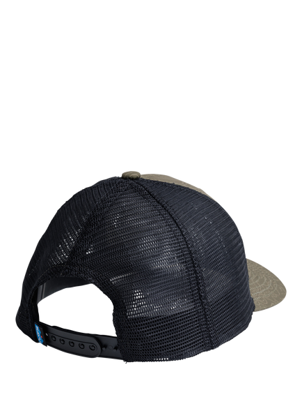 KAVU Above Standard Trucker Cap, Olive Topo - view 2, Olive Topo