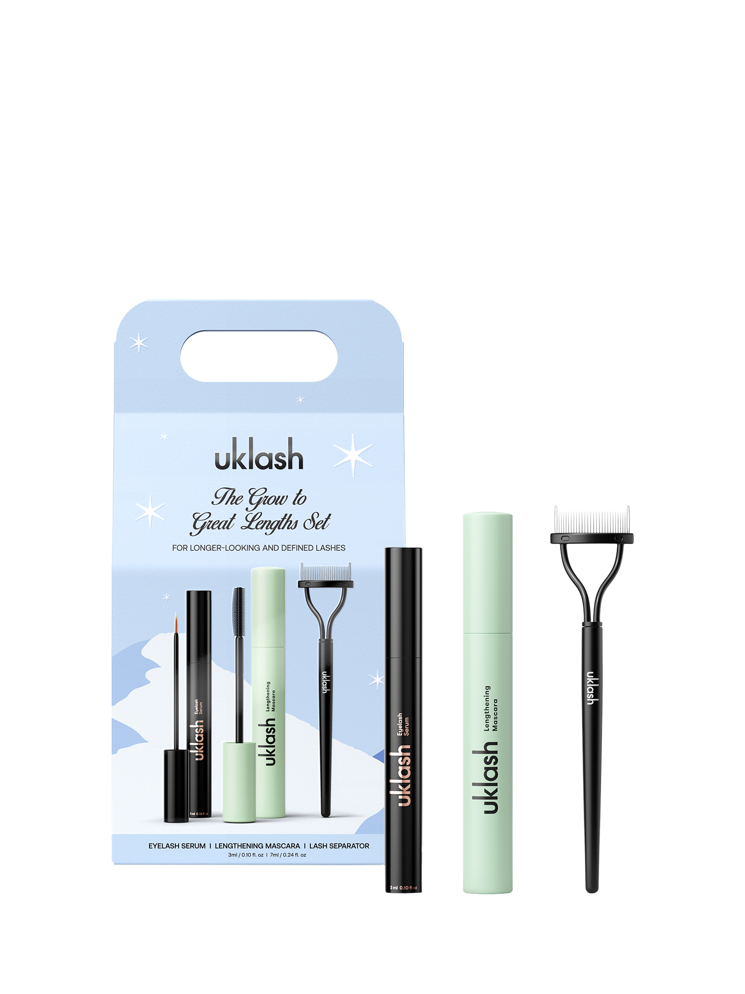 Product image 1 of 1, which shows UKLASH The Grow To Great Lengths Makeup Gift Set