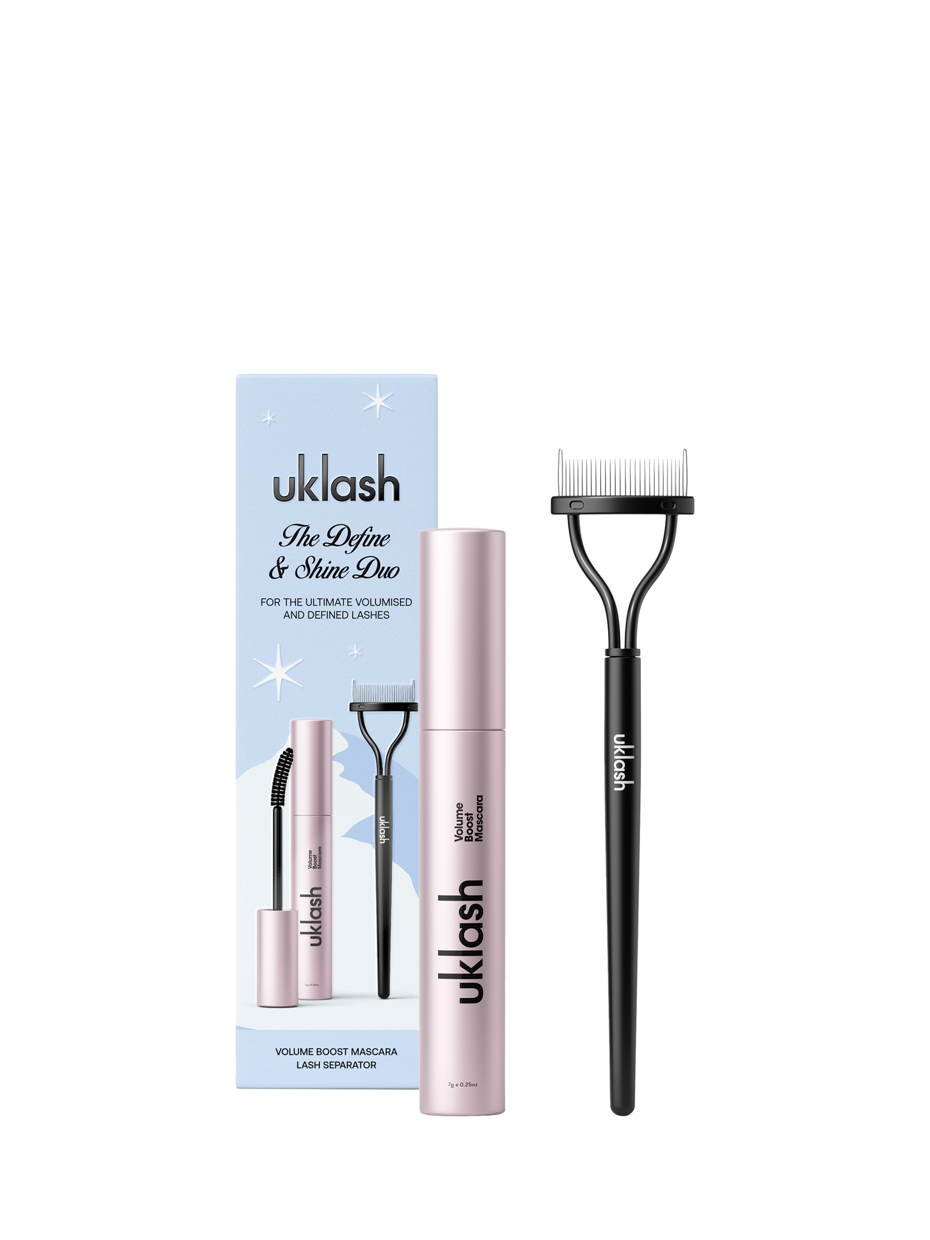 Product image 1 of 1, which shows UKLASH The Define & Shine Makeup Gift Set
