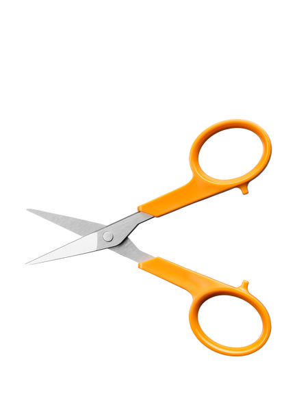 Fiskars Classic Embroidery Scissors, 10cm - view 2, Silver