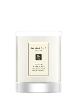 Jo Malone London Peony & Blush Suede Travel Candle, 65g, 