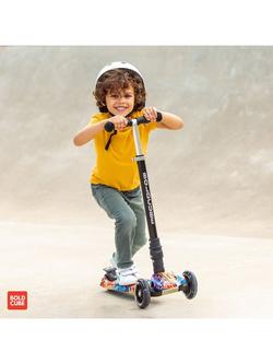 BOLDCUBE Big 3-Wheel Foldable Scooter, Street Graffiti - view 2, Street Graffiti