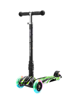 BOLDCUBE Big 3-Wheel Foldable Scooter, Swift Green, Swift Green