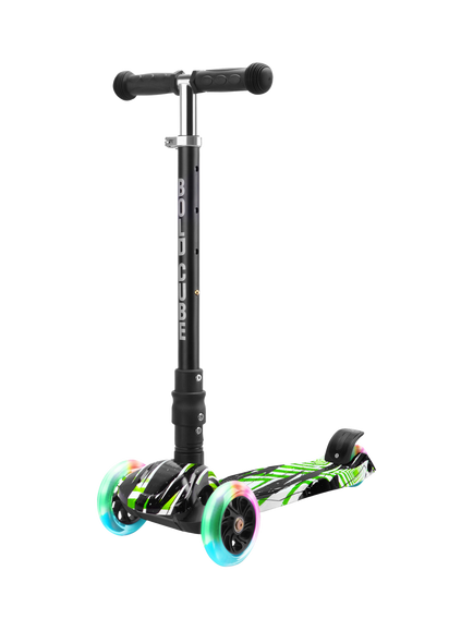 BOLDCUBE Big 3-Wheel Foldable Scooter, Swift Green, Swift Green