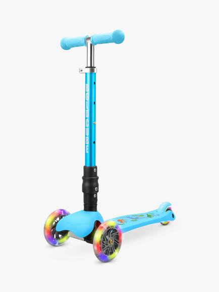 BOLDCUBE Teeny Fold 3-Wheel Scooter, Dinosaur, Dinosaur