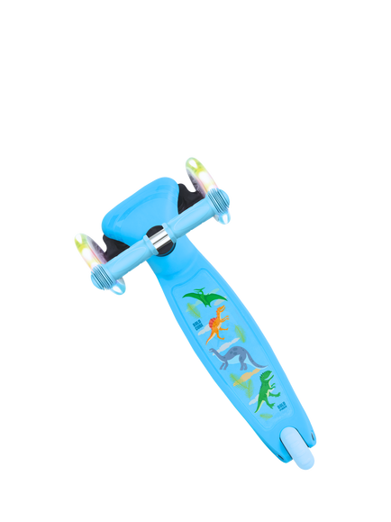BOLDCUBE Teeny Fold 3-Wheel Scooter, Dinosaur - view 2, Dinosaur