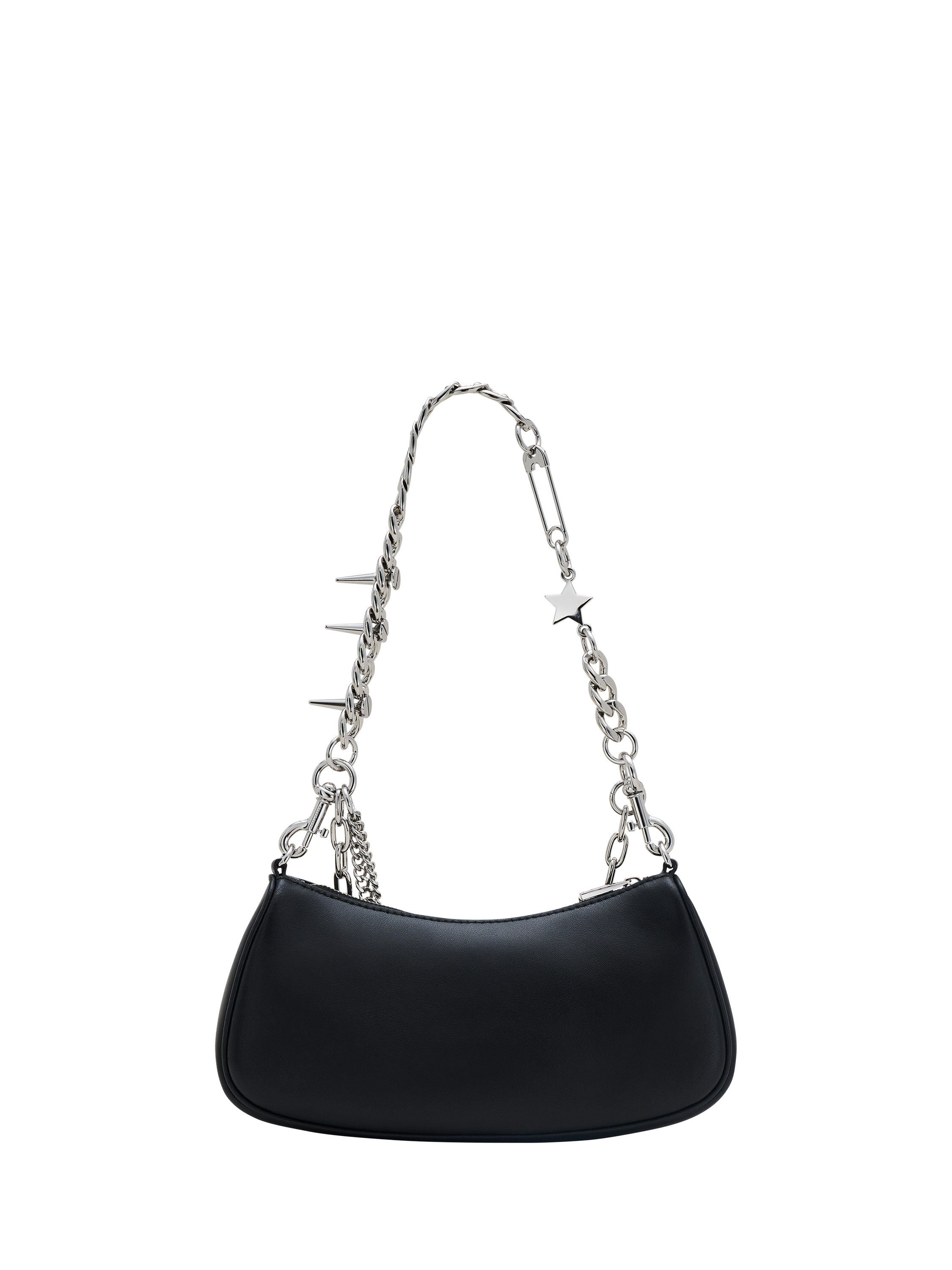 Product image 3 of 3, which shows Marc Jacobs Star Charm Shoulder Bag, Black