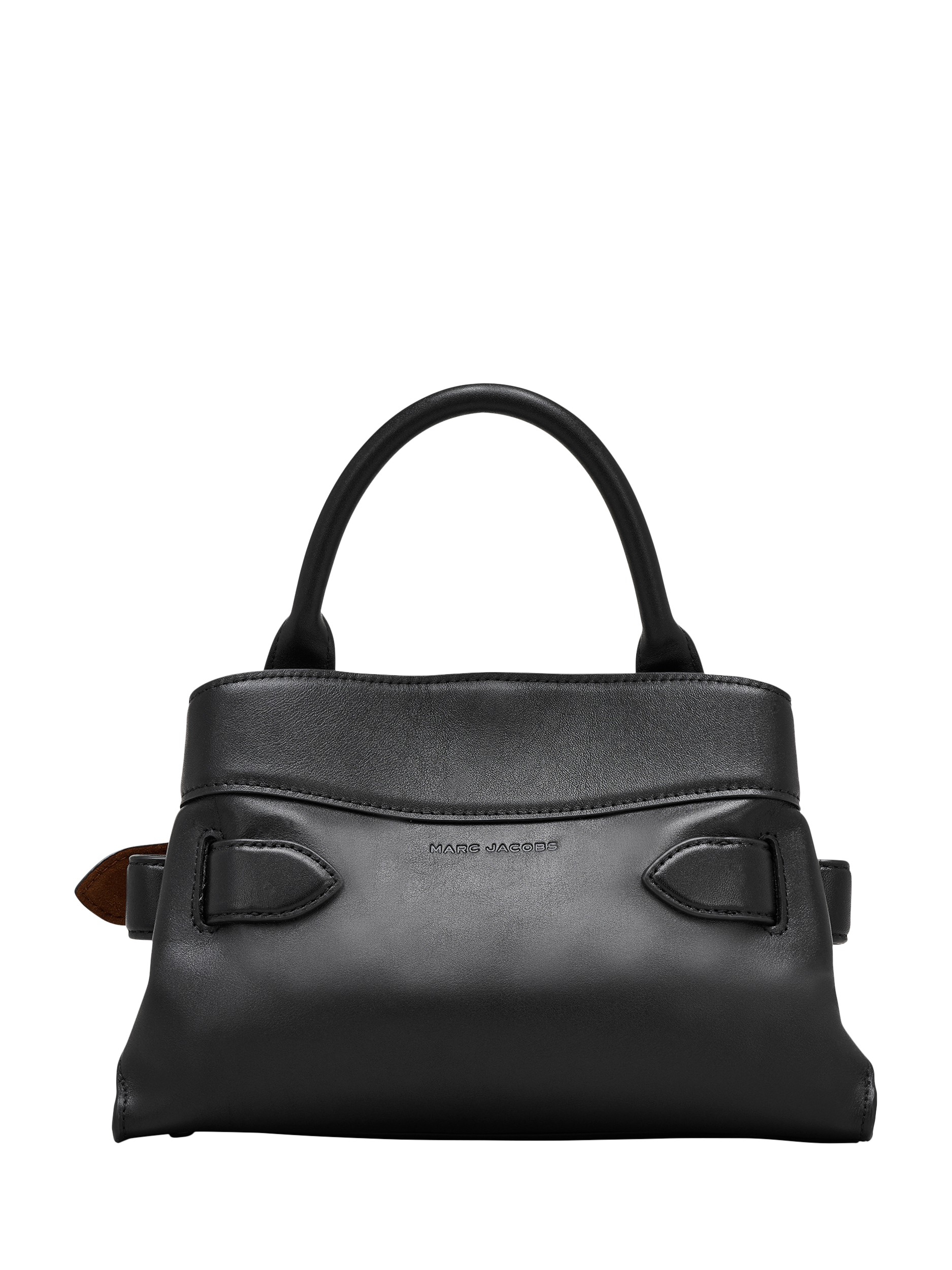 Product image 3 of 3, which shows Marc Jacobs Dakota Small Leather Satchel Bag, Black