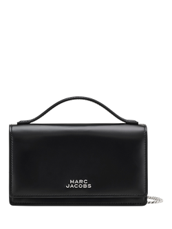 Marc Jacobs Glam Mirror Leather Mini Bag, Black, Black