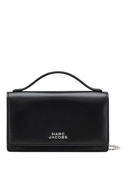 Marc Jacobs Glam Mirror Leather Mini Bag, Black, Black