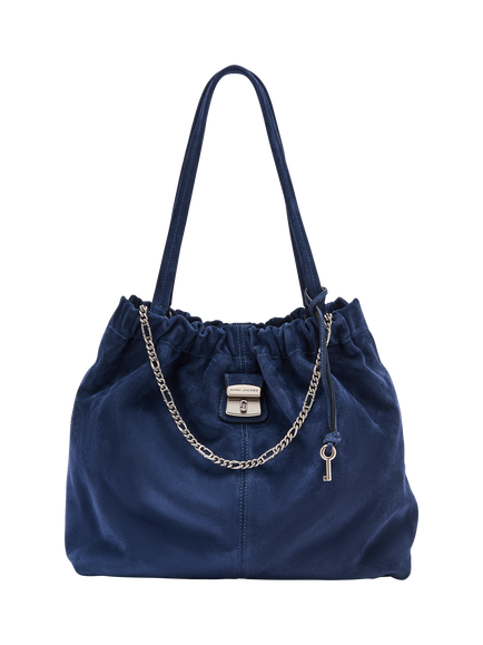 Marc Jacobs Suede Cristina Tote Bag, Navy