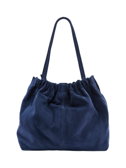Marc Jacobs Suede Cristina Tote Bag - view 2, Navy