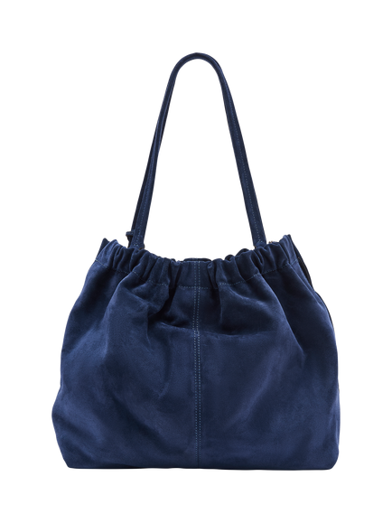 Marc Jacobs Suede Cristina Tote Bag - view 2, Navy