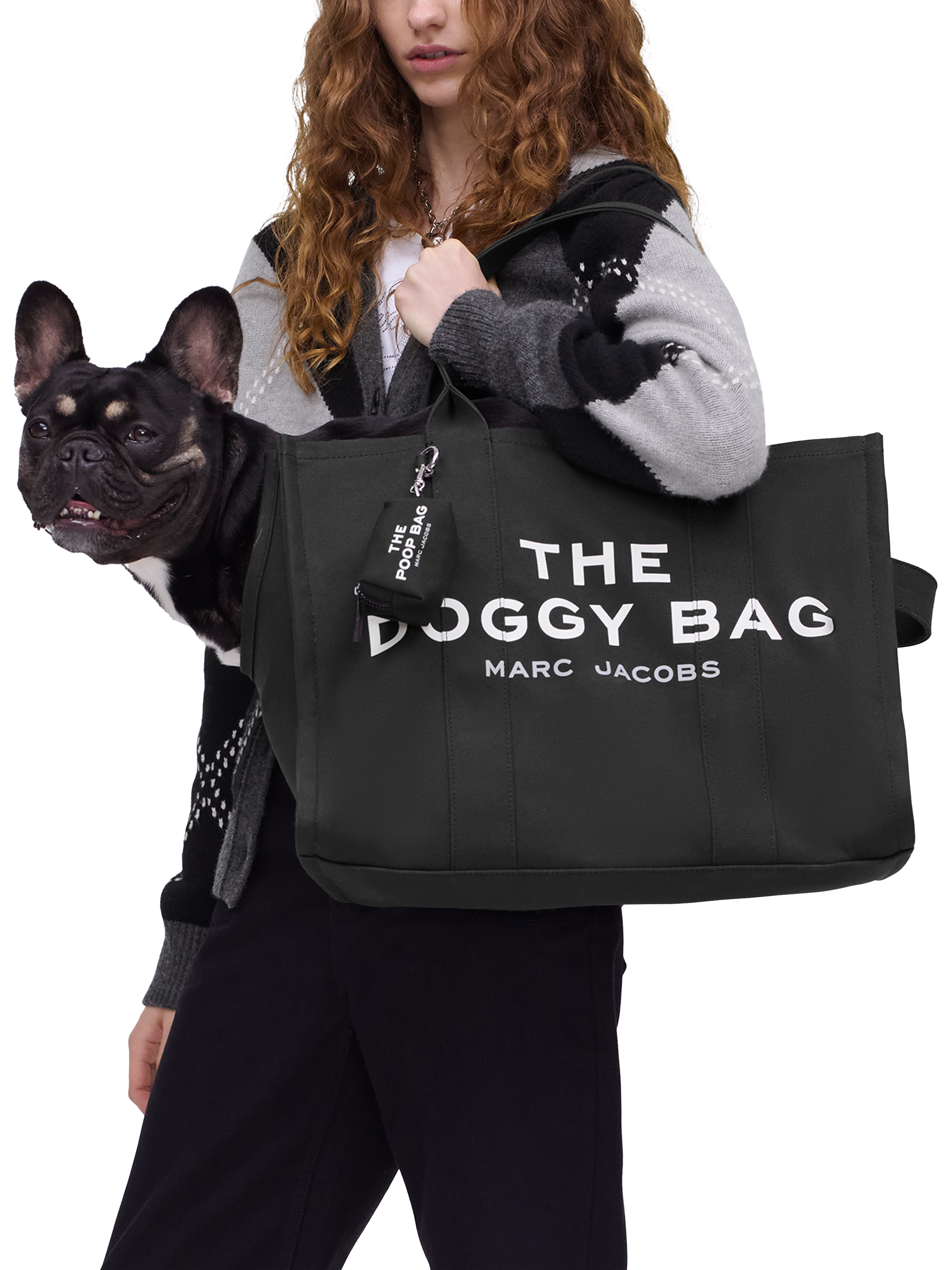 Product image 2 of 3, which shows Marc Jacobs The Doggy Tote Bag, Black
