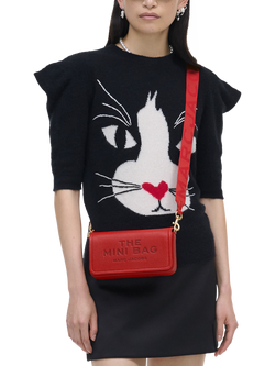 Marc Jacobs The Mini Leather Crossbody Bag - view 2, True Red