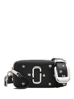 Marc Jacobs Mini Icon Stud Snapshot Crossbody Bag, Black Multi, Black Multi