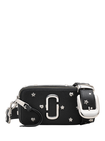 Marc Jacobs Mini Icon Stud Snapshot Crossbody Bag, Black Multi, Black Multi