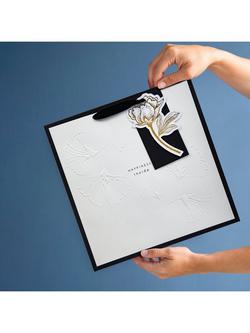 Hall & Co Memento Luxe Gift Bag, White&black - view 2, White&black