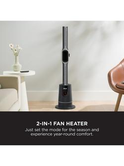 Shark TurboBlade TH200UK Cool + Heat Fan Heater, Black - view 2, Black