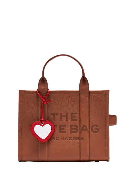 Marc Jacobs Leather Heart Mirror Bag Charm - view 2, True Red