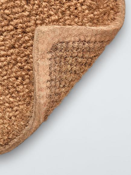 John Lewis Boucle Coir Door Mat, Natural - view 2, Natural