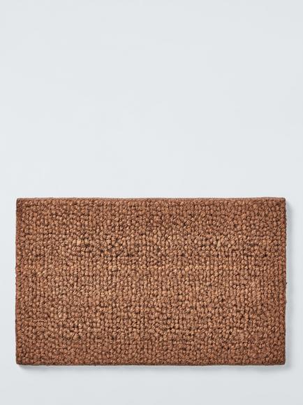 John Lewis Boucle Coir Door Mat, Natural, Natural
