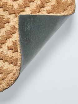 John Lewis Diamond Embossed Door Mat, Natural - view 2, Natural