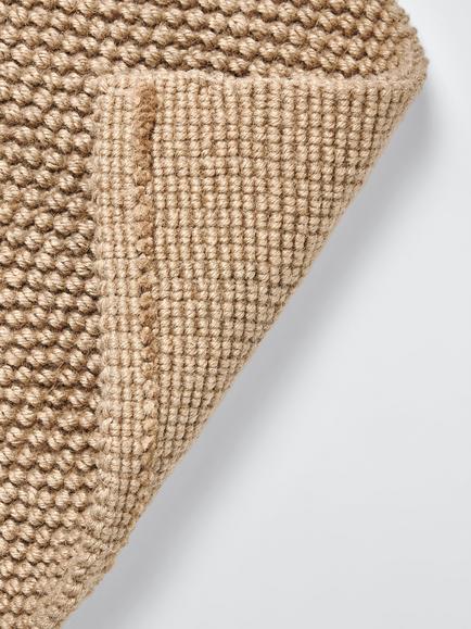 John Lewis Micro Boucle Pure Jute Door Mat, Natural - view 2, Natural