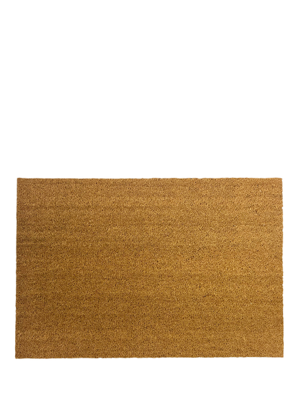 John Lewis Plain Coir Door Mat, Natural, Natural