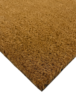 John Lewis Plain Coir Door Mat, Natural - view 2, Natural